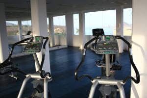 Fitness centrum a/nebo fitness zařízení v ubytování Sunrock Hotel & Suites