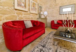 Ein Sitzbereich in der Unterkunft Casa Birmula Boutique Hotel