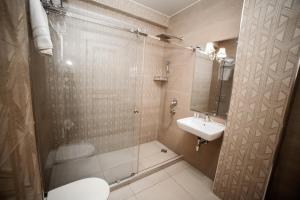 Koupelna v ubytování Boutique Hotel Mimino