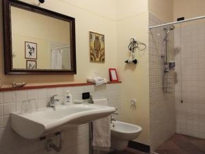 Kúpeľňa v ubytovaní B&B Castello di Camerletto