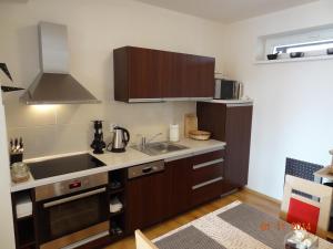 A kitchen or kitchenette at Ubytování Liptov
