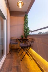Un balcon sau o terasă la Park Apartment
