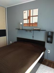 Postel nebo postele na pokoji v ubytování Apartmán Terchová