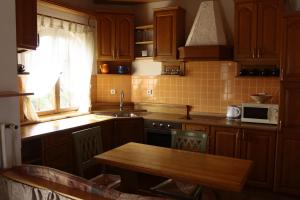 Virtuvė arba virtuvėlė apgyvendinimo įstaigoje Pension Libra