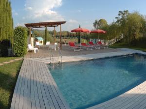 The swimming pool at or close to Podere San Galgano