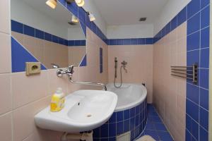 Koupelna v ubytování Apartments U Cisare