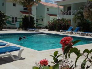 The swimming pool at or close to Bon Bini Lagun Curacao