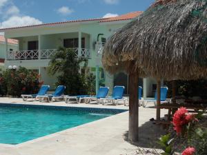 The swimming pool at or close to Bon Bini Lagun Curacao