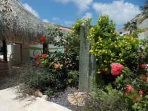 A garden outside Bon Bini Lagun Curacao