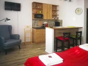 Kuchyňa alebo kuchynka v ubytovaní M37 Apartman