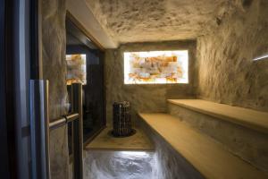 Koupelna v ubytování Auberge au Boeuf