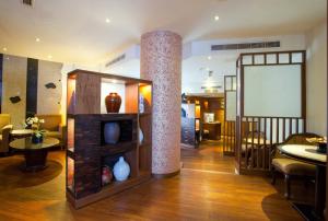 Posezení v ubytování Deja Vu Hotel