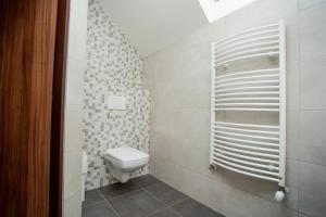 A bathroom at Hotel U koně