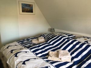 Katil atau katil-katil dalam bilik di Ferienwohnung Kiekin
