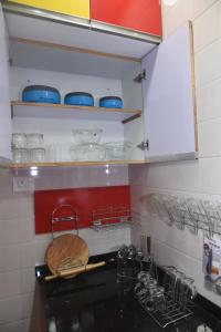 Una cocina o cocineta en Square Suite