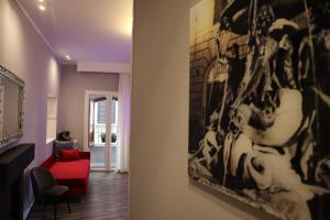 Posezení v ubytování MILLINA SUITES IN NAVONA