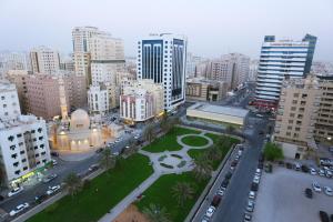 Vista general de Sharjah o vistes de la ciutat des de l'hotel
