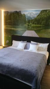 Postel nebo postele na pokoji v ubytování Haus Jungmann
