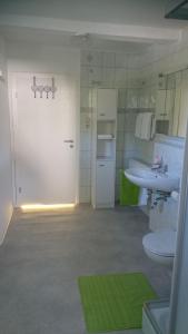 Koupelna v ubytování Haus Jungmann