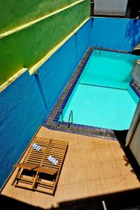 an overhead view of a swimming pool at Hotel See Kandy in Kandy