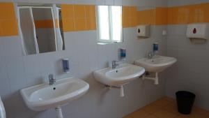 Łazienka w obiekcie Hostel Bernarda Bolzana