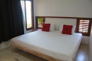 Ένα ή περισσότερα κρεβάτια σε δωμάτιο στο Casa Azul