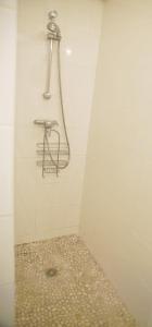 リヨンにあるLe Saint Georges - Vieux Lyon - Majord'Homeのバスルーム(シャワー、シャワーヘッド付)が備わります。