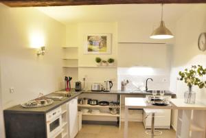 A kitchen or kitchenette at Le Saint Georges - Vieux Lyon - Majord'Home