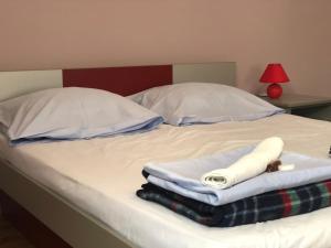 Ένα ή περισσότερα κρεβάτια σε δωμάτιο στο Guest House Aleksandra