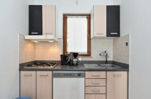 Kuchyň nebo kuchyňský kout v ubytování House Premantura 1096