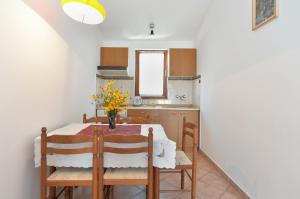 Kuchyň nebo kuchyňský kout v ubytování House Premantura 1096