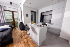 Kuchnia lub aneks kuchenny w obiekcie Kazou Residence Arkadia