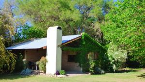 a house with ivy growing on the side of it at El Caserio Casas de Campo in Villa Cura Brochero