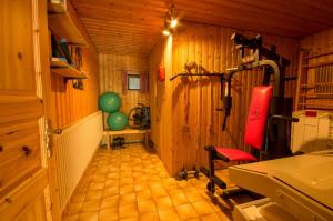 Fitness centrum a/nebo fitness zařízení v ubytování Ferienhaus Ederer