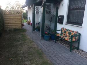 Κήπος έξω από το Ferienwohnung Boddenzander