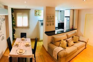 Posezení v ubytování Apartamento Malagueta