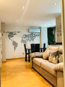 Posezení v ubytování Apartamento Malagueta