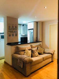 Posezení v ubytování Apartamento Malagueta