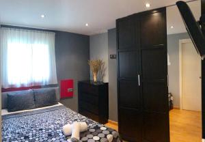Postel nebo postele na pokoji v ubytování Apartamento Malagueta