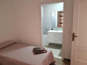 Koupelna v ubytování Villa PaloMayor