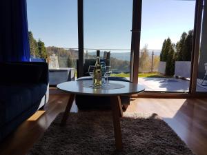 Svalir eða verönd á Apartament Widokowy Wisła