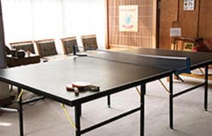 Stolní tenis v ubytování NOZARU ONSEN HOSTEL nebo okolí