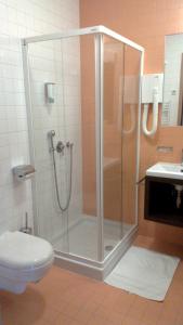 A bathroom at Hotel Celjska Koca