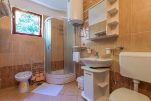 Koupelna v ubytování APARTMAN VERA