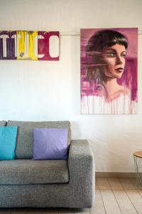 A seating area at Boutique Art Villa Maria