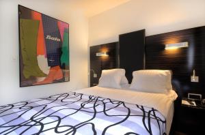 Hotel Brienzersee客房内的一张或多张床位