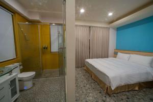 Koupelna v ubytování Toptai Homestay