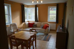 Posezení v ubytování Klinovec Apartments