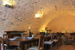 Χώρος καθιστικού στο Maison d'Hôtes La Honas