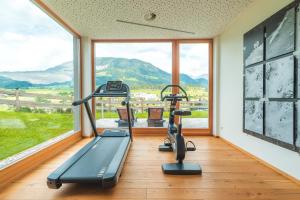 Widok na góry z tego hotelu